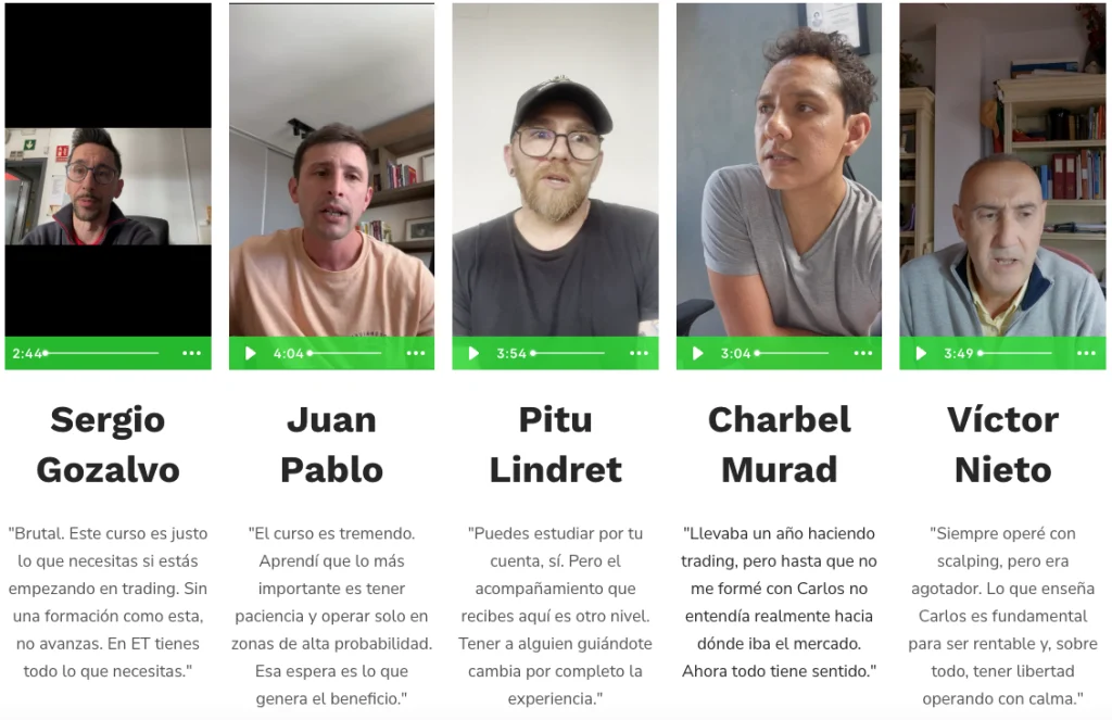 testimonios elliott traders